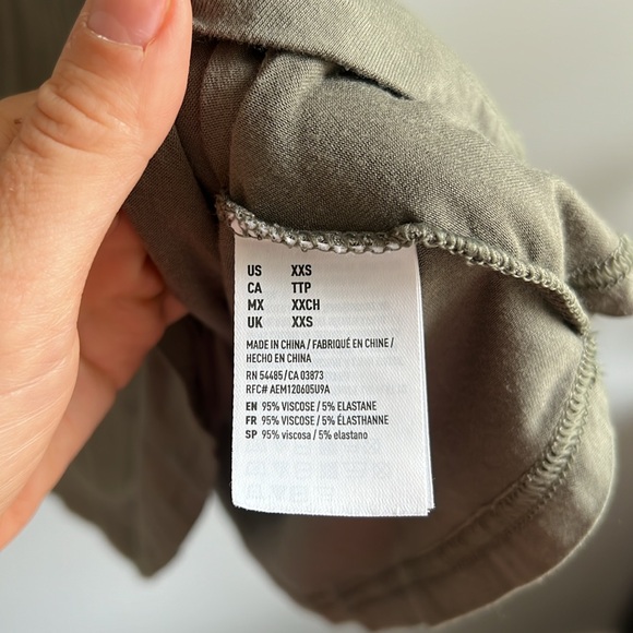 American eagle green loose fitting dress - Picture 3 of 7